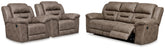 Hoover Furniture Outlet - Ashley Furniture - Stoneland Reclining Sofa and 2 Recliners - Reclining Sofa and 2 Recliners - 39905U8
