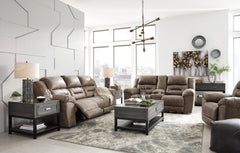 Hoover Furniture Outlet - Ashley Furniture - Stoneland Reclining Sofa, Loveseat and Recliner - Reclining Sofa, Loveseat and Recliner - 39905U6