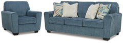 Hoover Furniture Outlet - Ashley Furniture - Cashton Queen Sofa Sleeper and Chair - Queen Sofa Sleeper and Chair - 40605U7