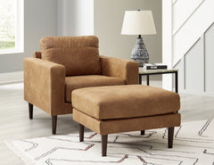 Hoover Furniture Outlet - Ashley Furniture - Telora Chair and Ottoman - Chair and Ottoman - 41002U2
