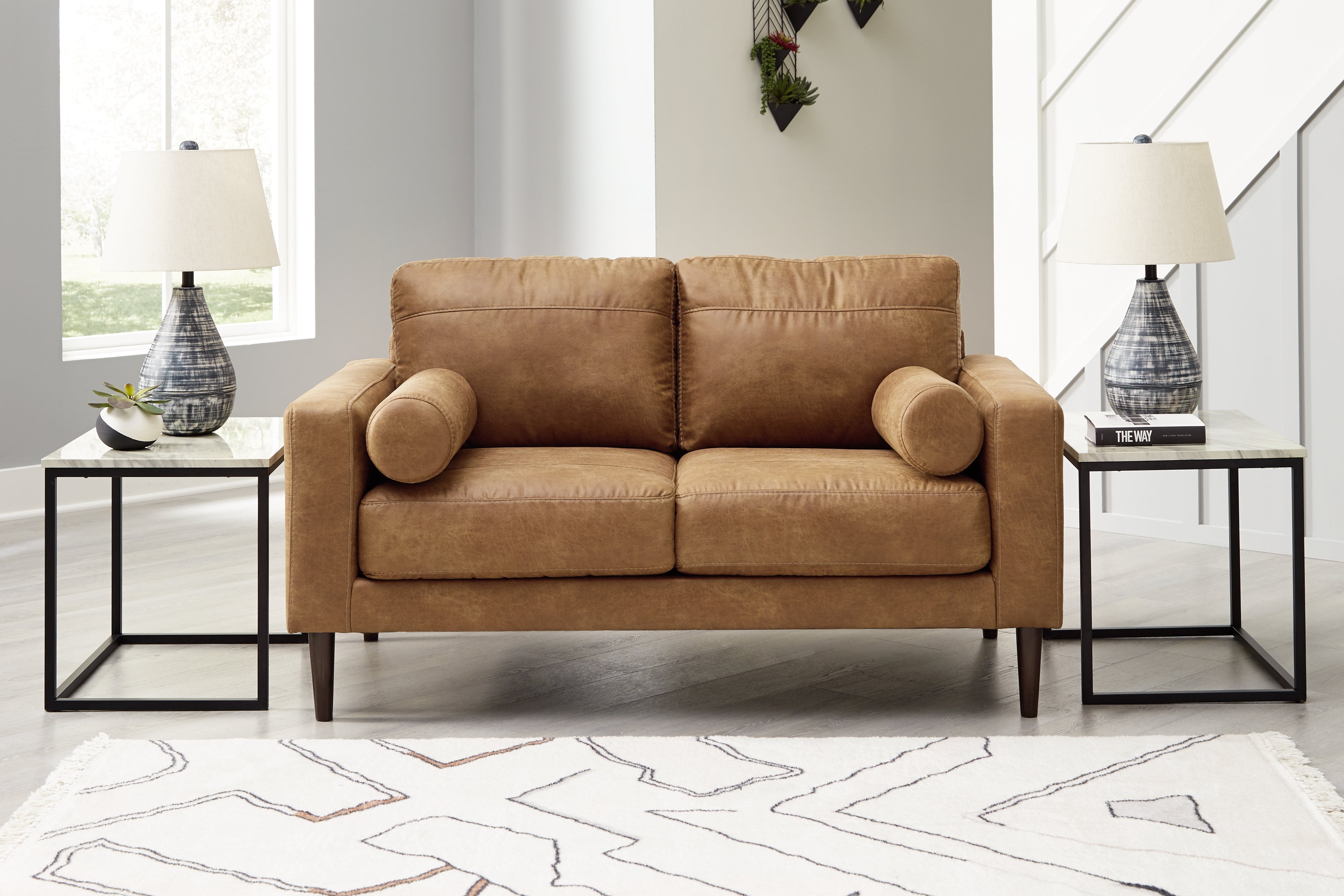 Hoover Furniture Outlet - Ashley Furniture - Telora Loveseat - Loveseat - 4100235