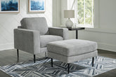 Hoover Furniture Outlet - Ashley Furniture - Hazela Chair and Ottoman - Chair and Ottoman - 41102U1