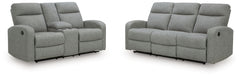 Gauntlet Reclining Sofa and Loveseat