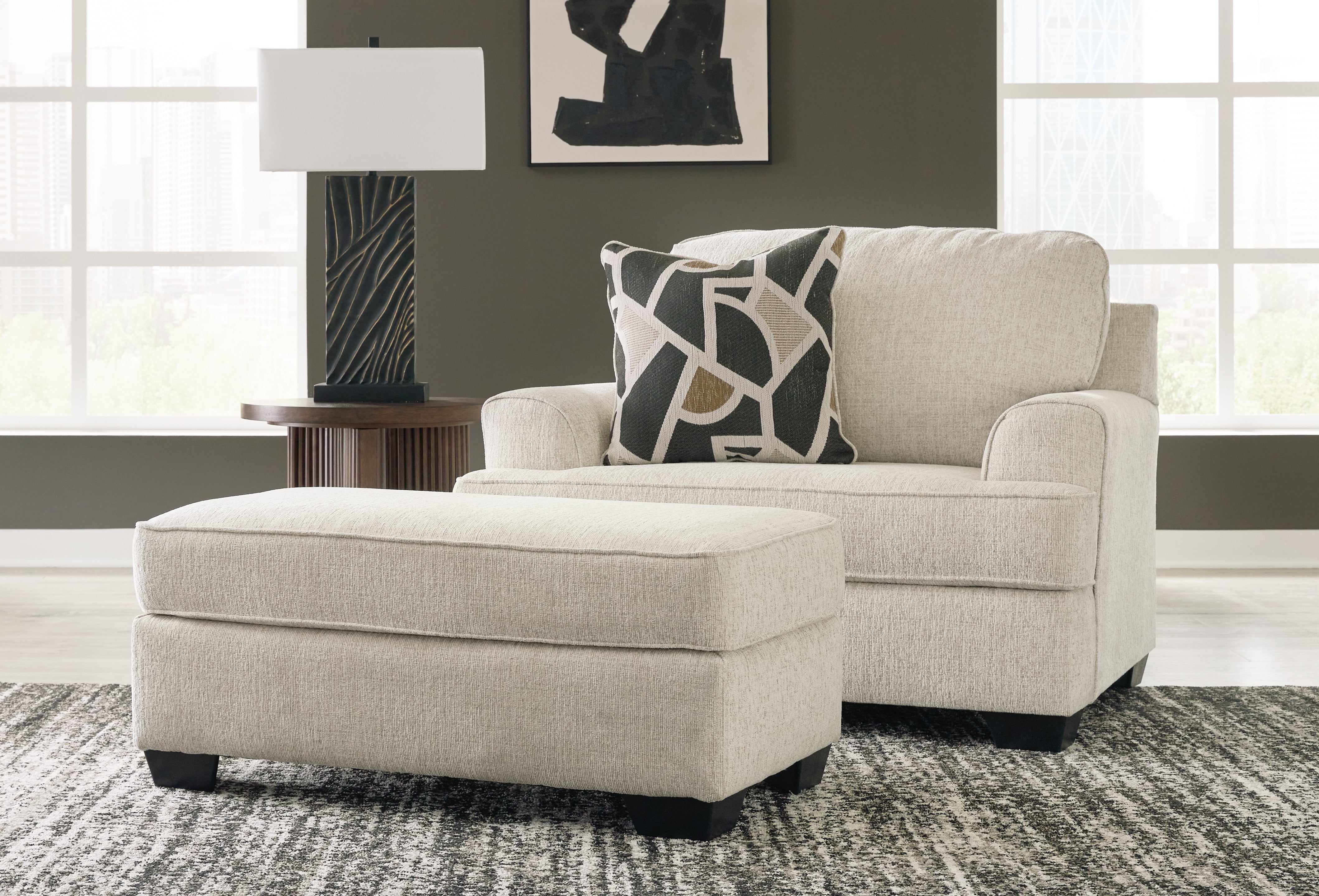 Hoover Furniture Outlet - Ashley Furniture - Heartcort Oversized Chair and Ottoman - Oversized Chair and Ottoman - 44604U1