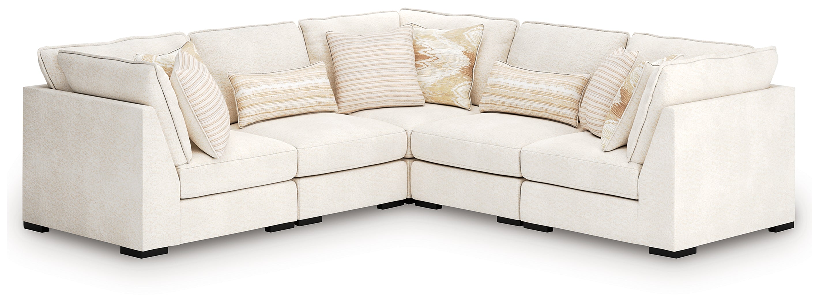 Hoover Furniture Outlet - Ashley Furniture - Donelson Creek 5-Piece Sectional - 5-Piece Sectional - 48002S1
