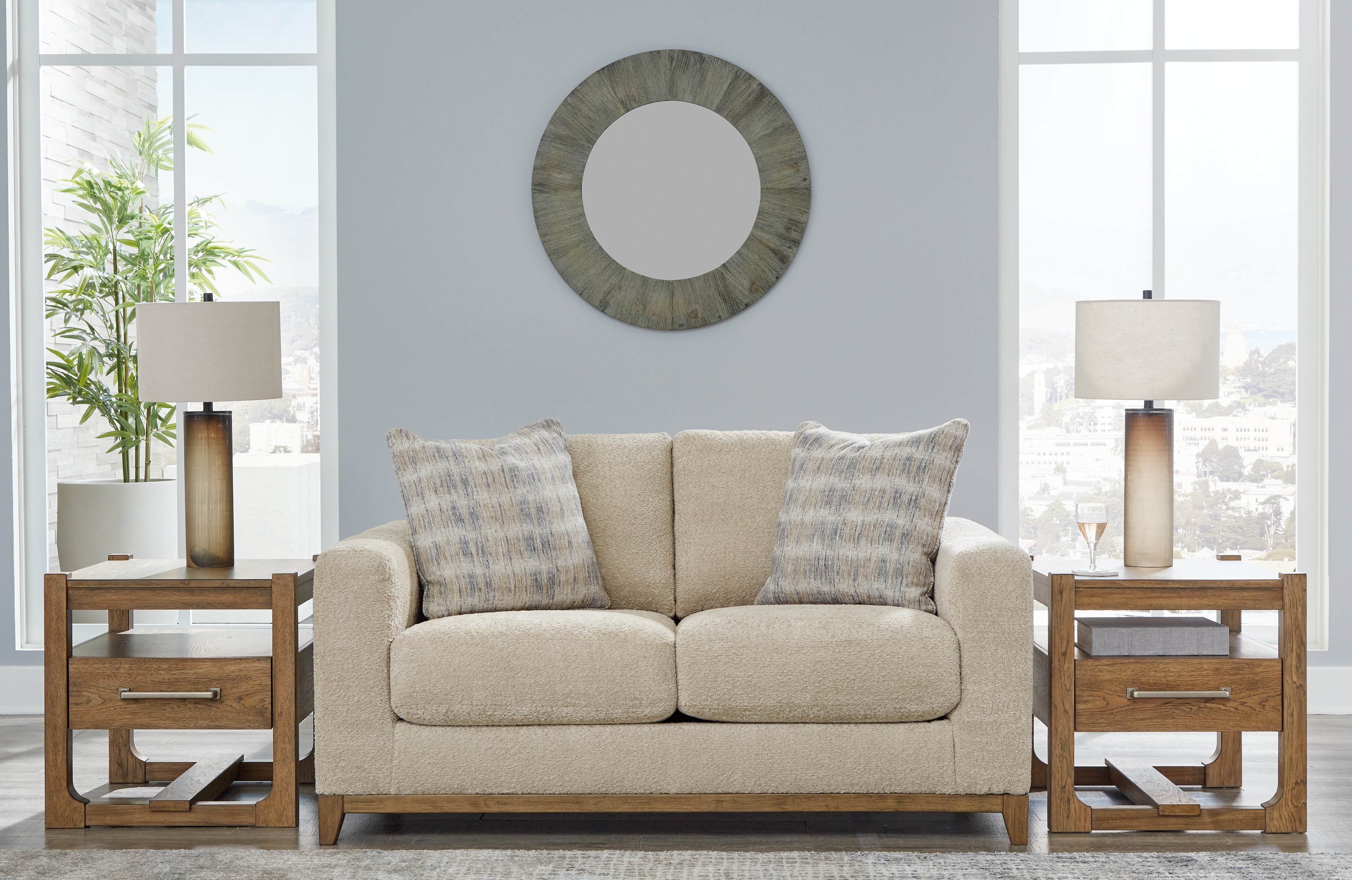 Hoover Furniture Outlet - Ashley Furniture - Parklynn Loveseat - Loveseat - 4890235