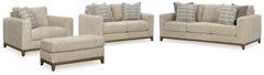 Parklynn Sofa, Loveseat, Oversized Chair and Ottoman