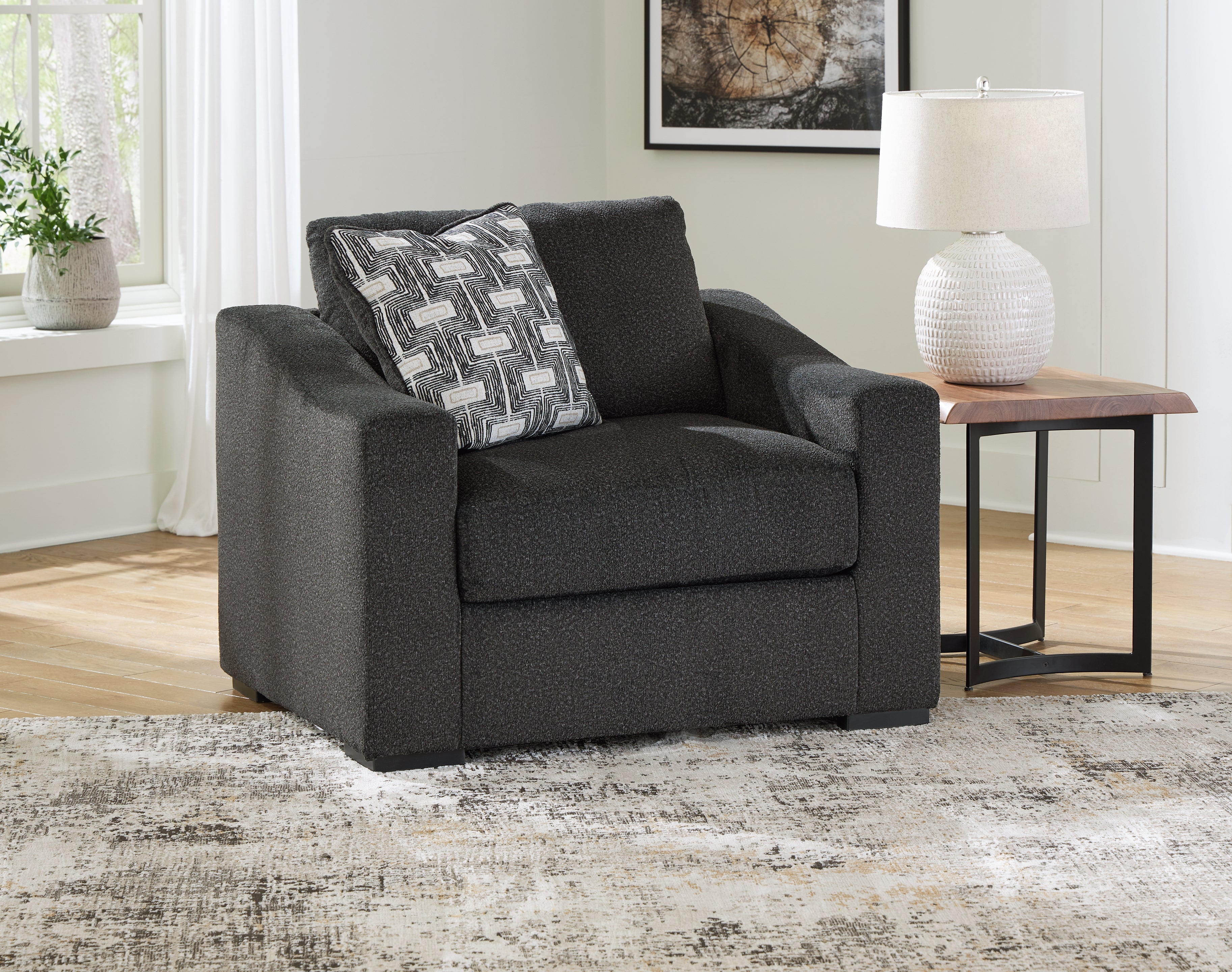 Hoover Furniture Outlet - Ashley Furniture - Wryenlynn Oversized Chair - Chair and a Half - 4940523