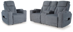 Hoover Furniture Outlet - Ashley Furniture - Studio Cave Power Reclining Loveseat and Power Recliner - Power Reclining Loveseat and Power Recliner - PC49802U2