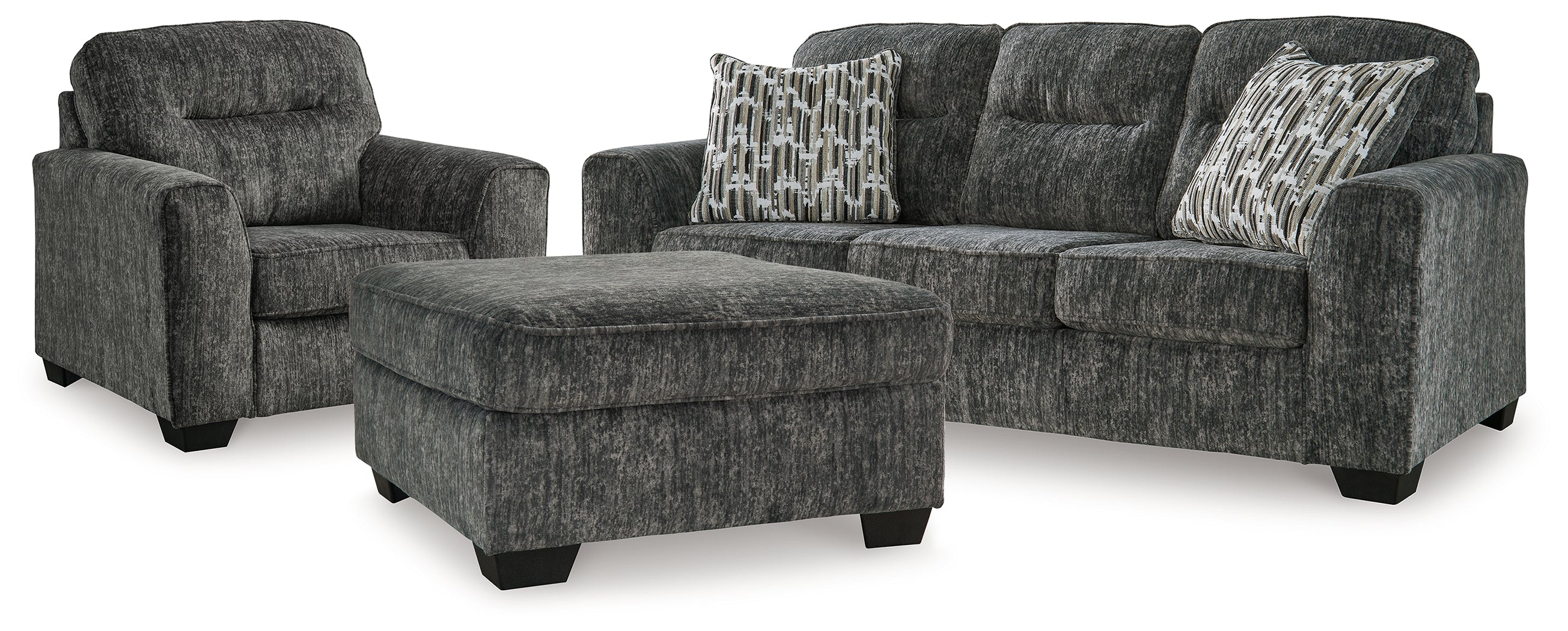 Hoover Furniture Outlet - Ashley Furniture - Lonoke Sofa, Oversized Chair and Ottoman - Sofa, Oversized Chair and Ottoman - 50504U14