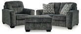 Hoover Furniture Outlet - Ashley Furniture - Lonoke Loveseat, Oversized Chair and Ottoman - Loveseat, Oversized Chair and Ottoman - 50504U10