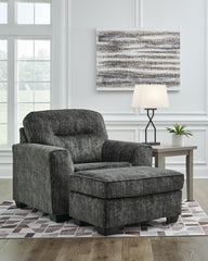 Hoover Furniture Outlet - Ashley Furniture - Lonoke Oversized Chair and Ottoman - Oversized Chair and Ottoman - 50504U2