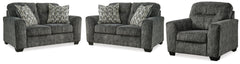 Hoover Furniture Outlet - Ashley Furniture - Lonoke 2 Loveseats and Chair - 2 Loveseats and Chair - 50504U4