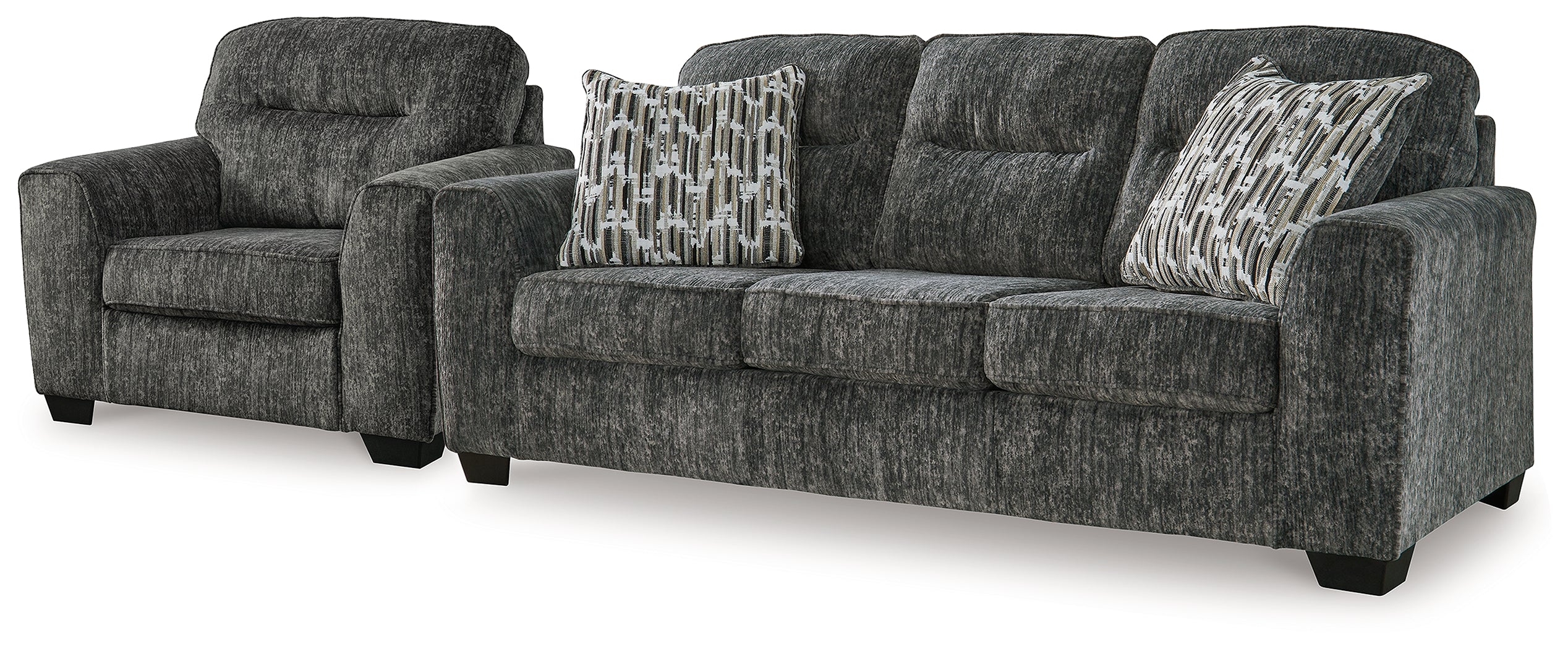 Hoover Furniture Outlet - Ashley Furniture - Lonoke Sofa and Oversized Chair - Sofa and Oversized Chair - 50504U11