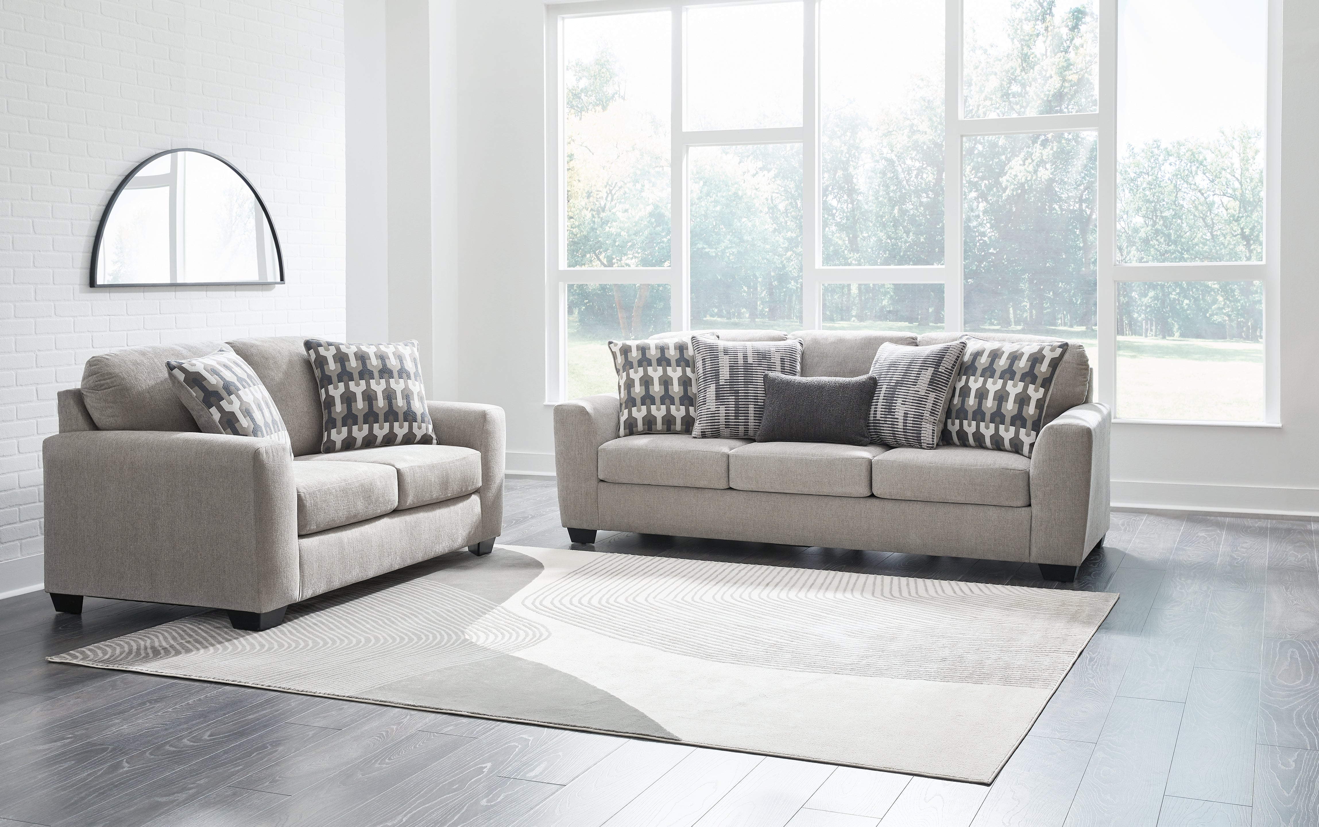 Hoover Furniture Outlet - Ashley Furniture - Avenal Park Sofa and Loveseat - Sofa and Loveseat - 50805U2