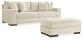 Hoover Furniture Outlet - Ashley Furniture - Maggie Sofa and Ottoman - Sofa and Ottoman - 52003U5