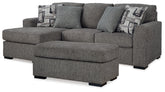 Hoover Furniture Outlet - Ashley Furniture - Gardiner Sofa Chaise and Ottoman - Sofa Chaise and Ottoman - 52404U1