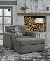 Hoover Furniture Outlet - Ashley Furniture - Gardiner Oversized Chair and Ottoman - Oversized Chair and Ottoman - 52404U2