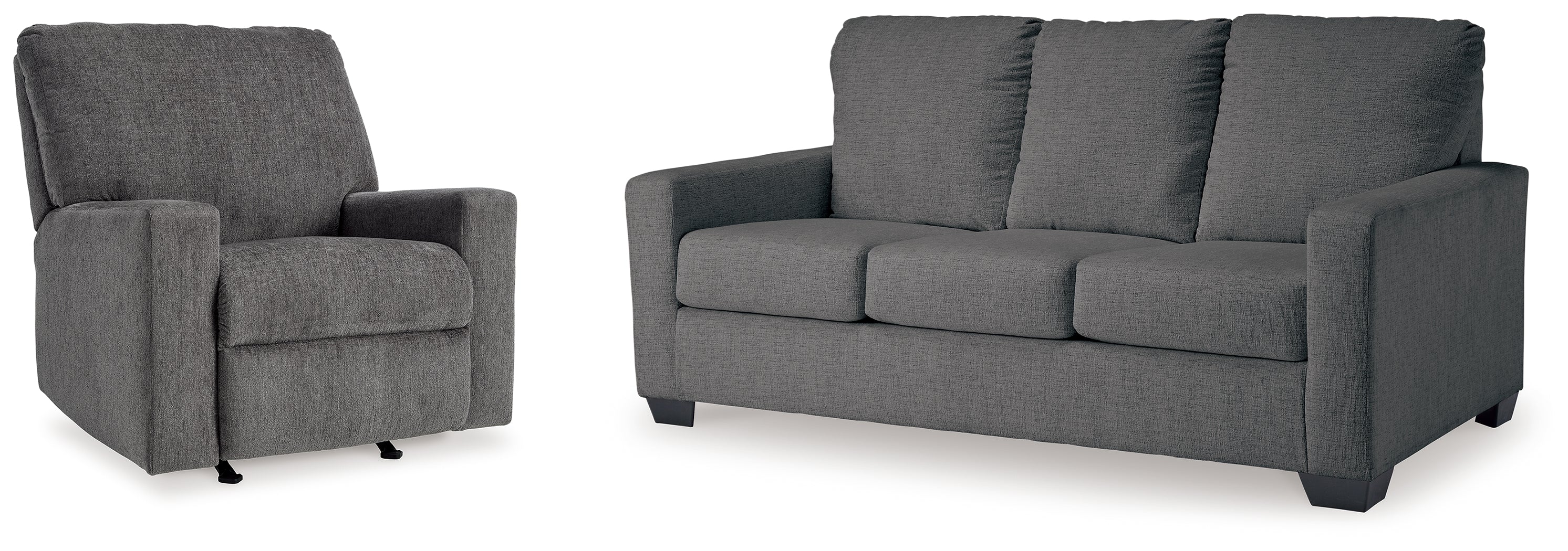 Hoover Furniture Outlet - Ashley Furniture - Rannis Full Sofa Sleeper and Recliner - Full Sofa Sleeper and Recliner - 53602U1