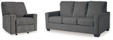 Hoover Furniture Outlet - Ashley Furniture - Rannis Full Sofa Sleeper and Recliner - Full Sofa Sleeper and Recliner - 53602U1
