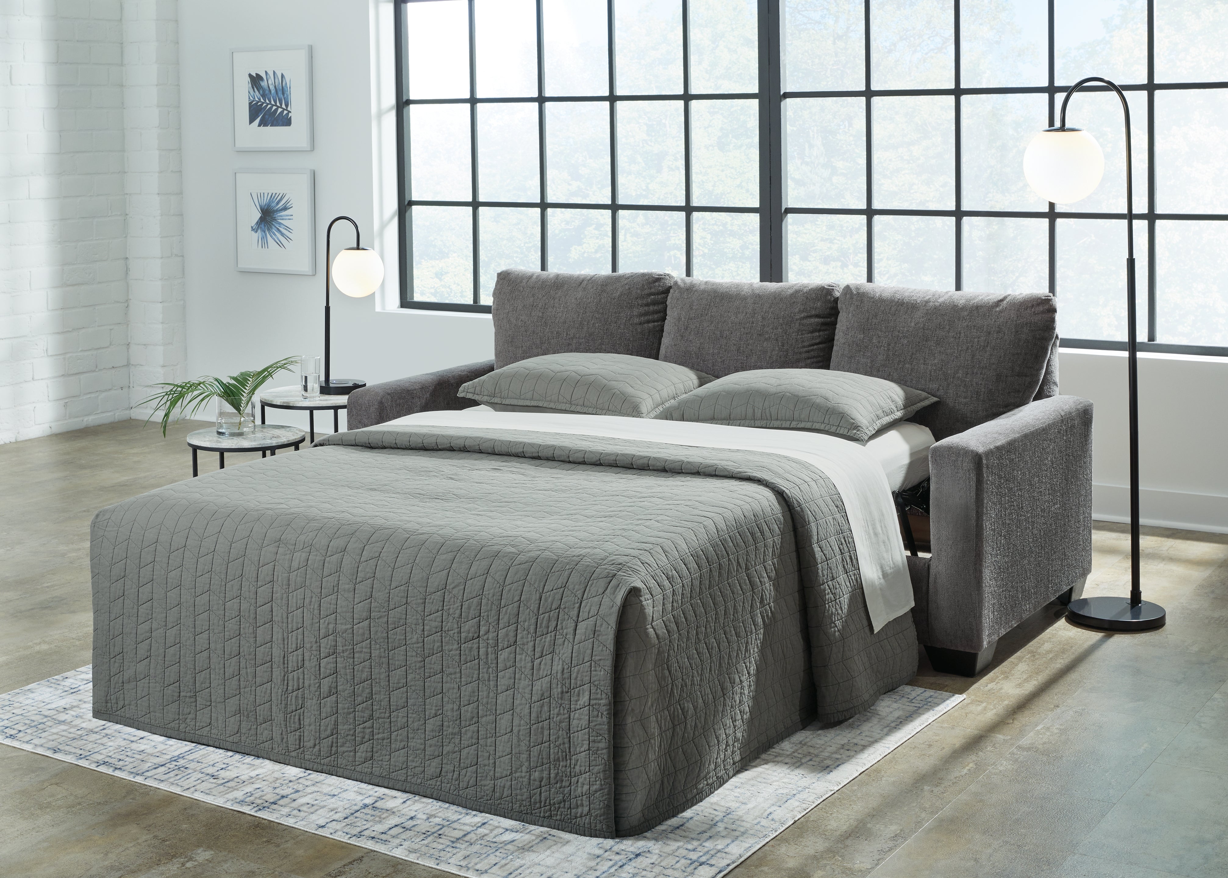 Hoover Furniture Outlet - Ashley Furniture - Rannis Queen Sofa Sleeper - Queen Sofa Sleeper - 5360239