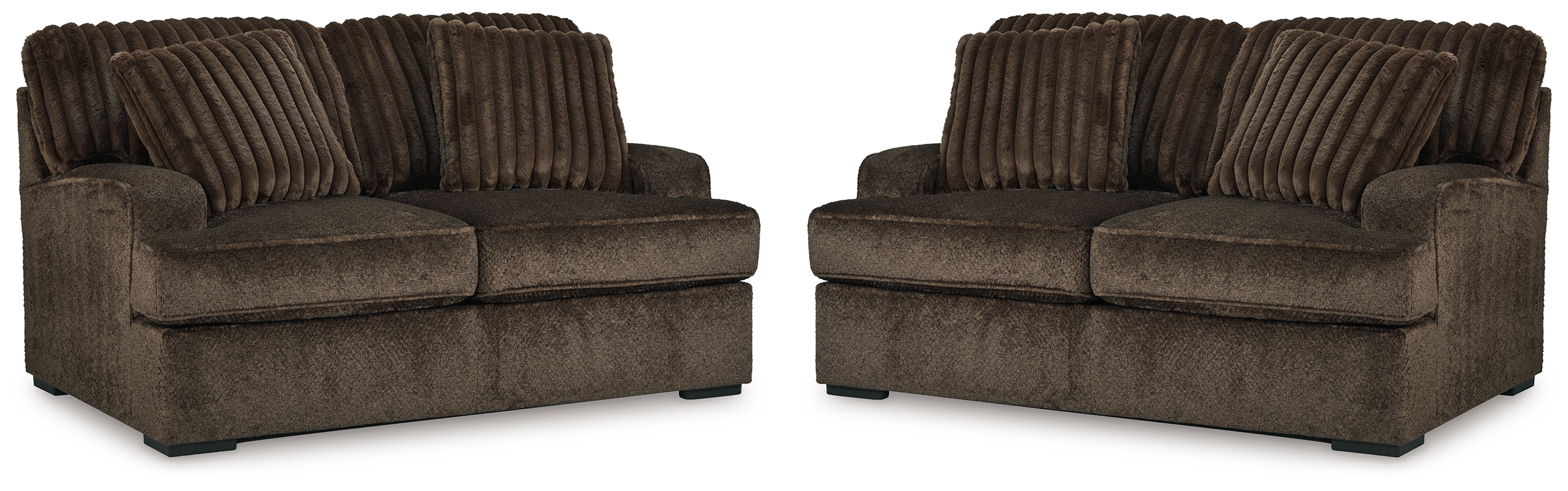 Hoover Furniture Outlet - Ashley Furniture - Aylesworth 2 Loveseats - 2 Loveseats - 53702U5