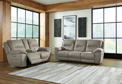 Hoover Furniture Outlet - Ashley Furniture - Next-Gen Gaucho Power Reclining Sofa and Loveseat - Power Reclining Sofa and Loveseat - 54203U2