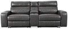 Samperstone 3-Piece Power Reclining Sectional Loveseat