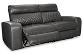Hoover Furniture Outlet - Ashley Furniture - Samperstone 2-Piece Power Reclining Sectional Loveseat - 2-Piece Power Reclining Sectional Loveseat - 55203S5