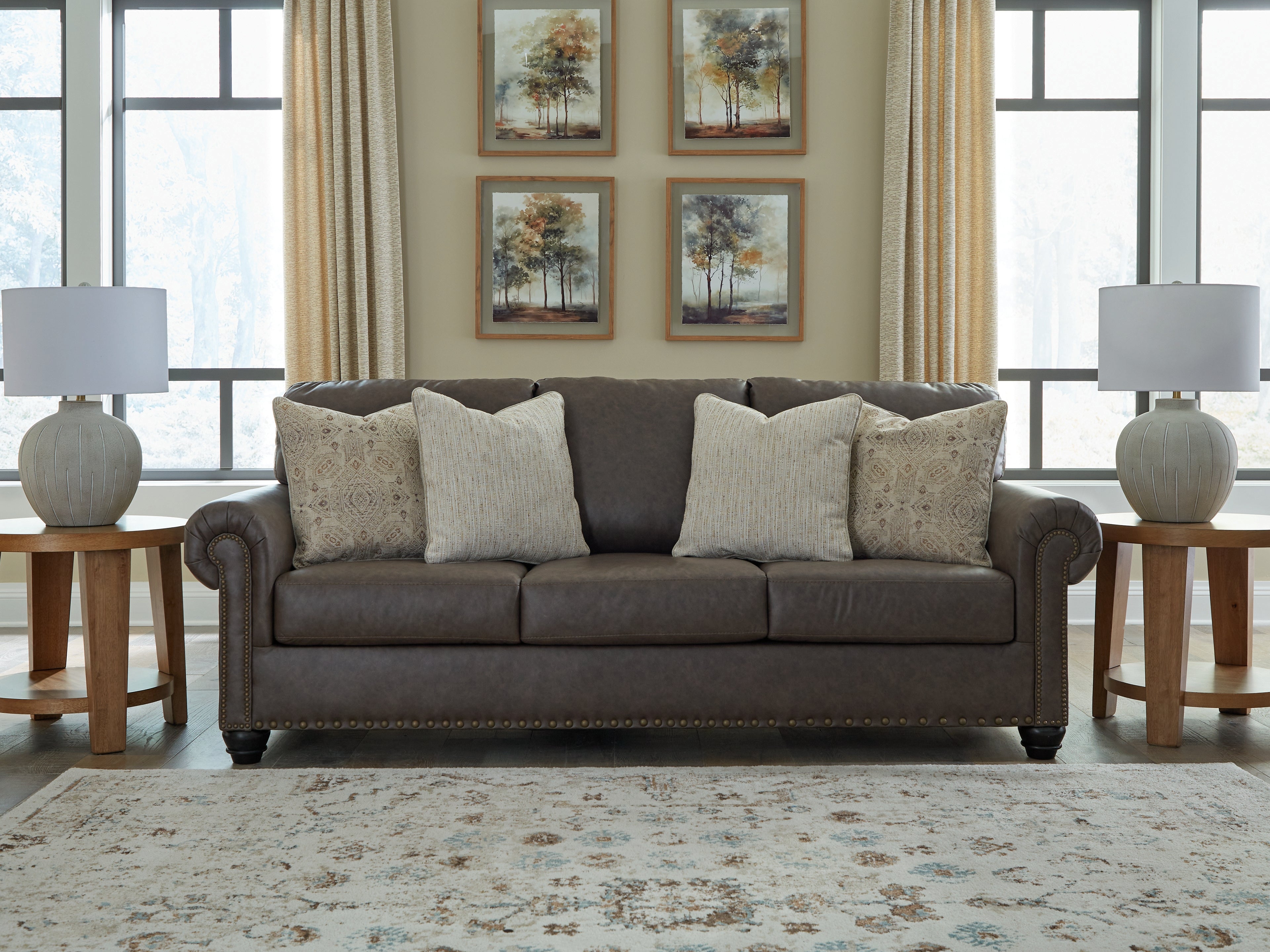 Hoover Furniture Outlet - Ashley Furniture - Roxmere Sofa - Sofa - 5550338