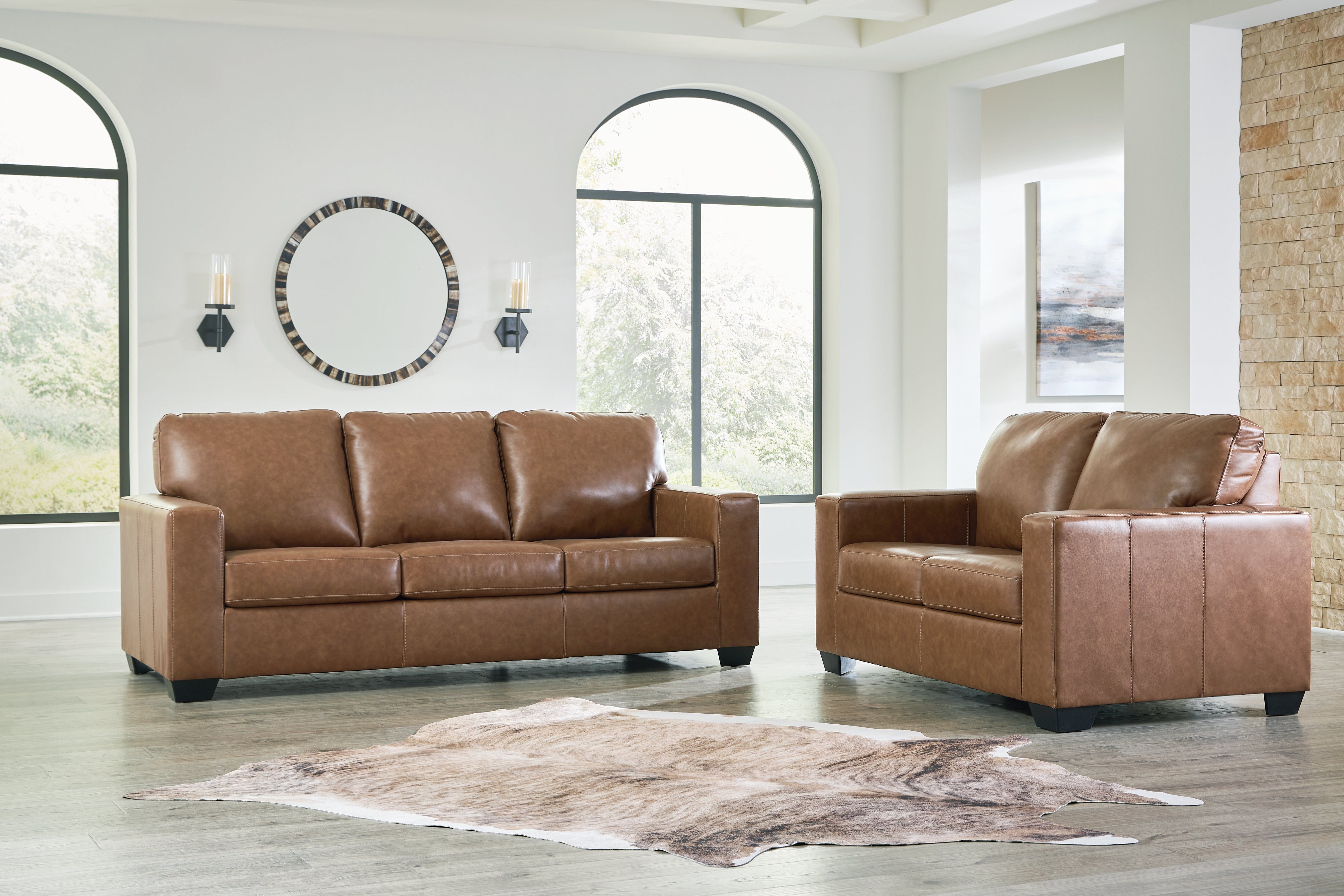 Hoover Furniture Outlet - Ashley Furniture - Bolsena Sofa and Loveseat - Sofa and Loveseat - 55603U1
