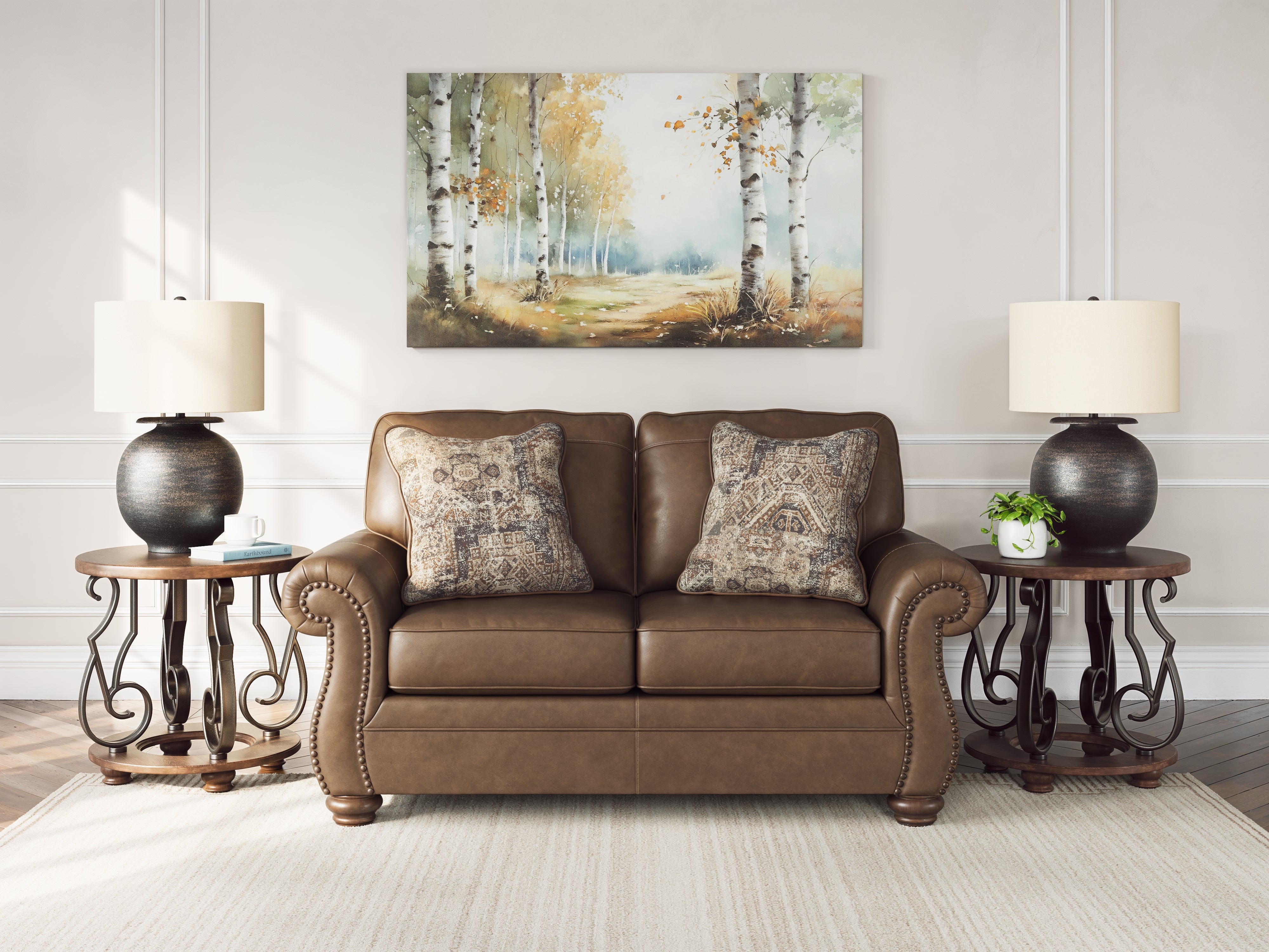 Hoover Furniture Outlet - Ashley Furniture - Chasemore Loveseat - Loveseat - PC5590235