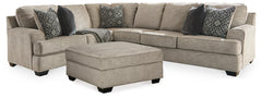 Hoover Furniture Outlet - Ashley Furniture - Bovarian 3-Piece Sectional and Ottoman - 3-Piece Sectional and Ottoman - 56103U3