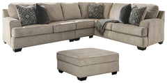 Hoover Furniture Outlet - Ashley Furniture - Bovarian 3-Piece Sectional with Ottoman - 3-Piece Sectional with Ottoman - 56103U2
