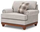 Hoover Furniture Outlet - Ashley Furniture - Clearbrooke Oversized Chair - Chair and a Half / Sandstone - PC5680323