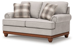 Hoover Furniture Outlet - Ashley Furniture - Clearbrooke Loveseat - Loveseat / Sandstone - PC5680335