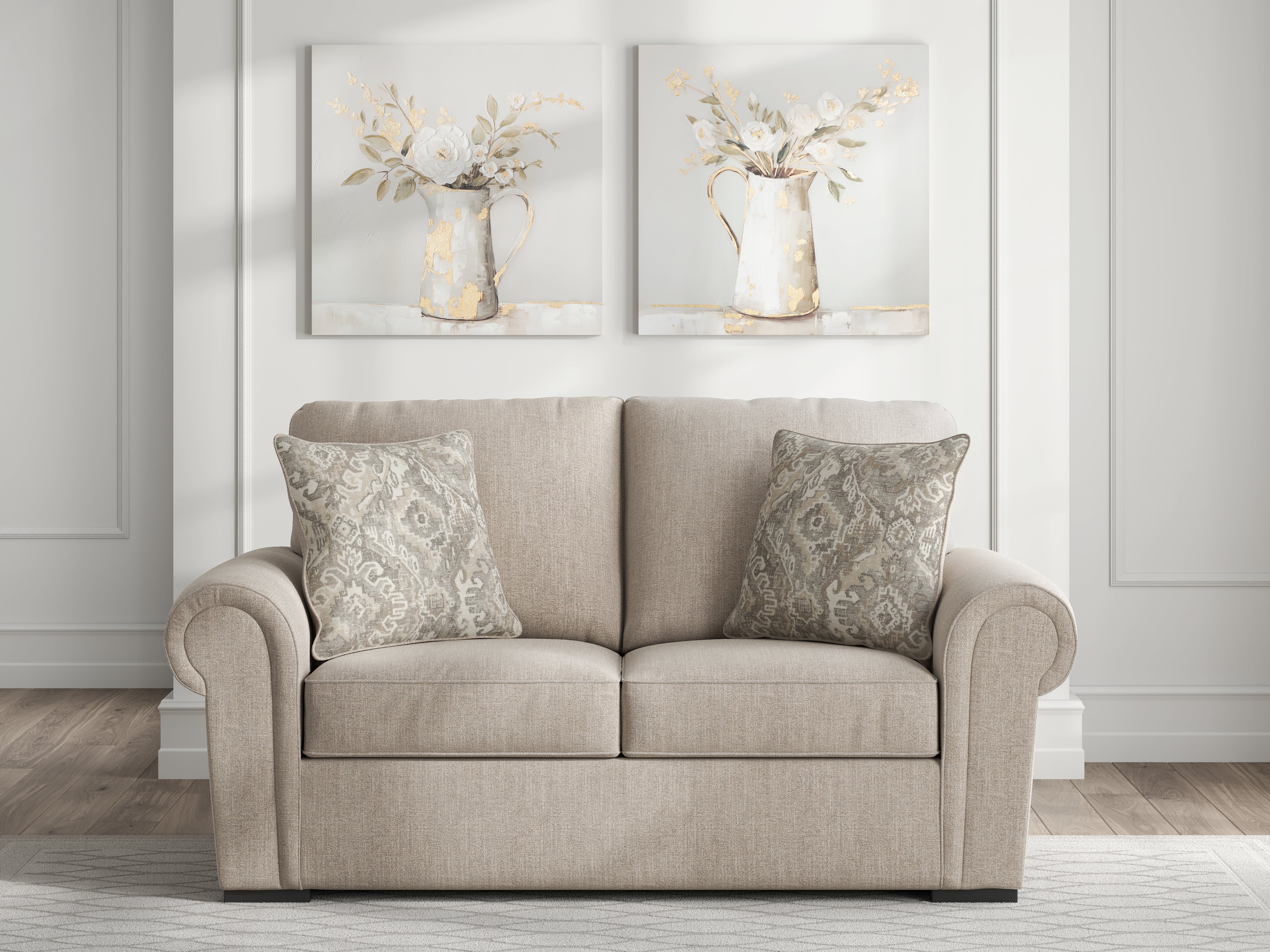 Hoover Furniture Outlet - Ashley Furniture - Sararose Loveseat - Loveseat - 5710235