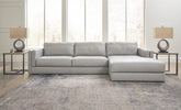 Hoover Furniture Outlet - Ashley Furniture - Amiata 2-Piece Sectional with Chaise - LAF 2-Piece Sectional with Chaise - 57404S2