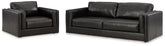 Hoover Furniture Outlet - Ashley Furniture - Amiata Sofa and Oversized Chair - Sofa and Oversized Chair - 57405U2