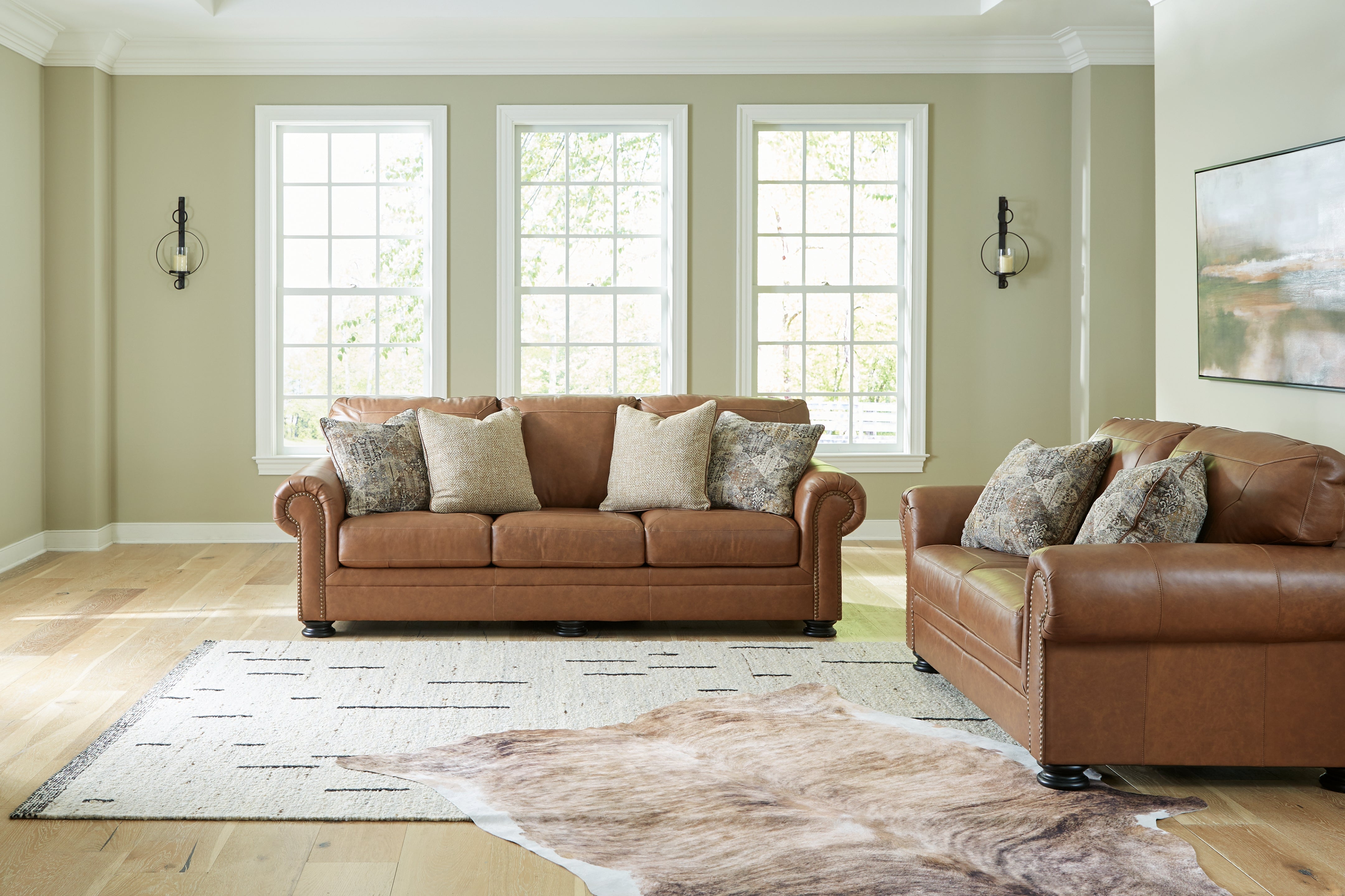 Hoover Furniture Outlet - Ashley Furniture - Carianna Sofa and Loveseat - Sofa and Loveseat - 57604U1