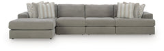 Hoover Furniture Outlet - Ashley Furniture - Avaliyah 4-Piece Sectional with Chaise - RAF 4-Piece Sectional with Chaise - 58103S15