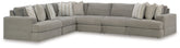 Hoover Furniture Outlet - Ashley Furniture - Avaliyah 6-Piece Sectional - RAF 6-Piece Sectional - 58103S7