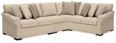 Hoover Furniture Outlet - Ashley Furniture - LadyMae 4-Piece Sectional - 4-Piece Sectional - 59404S9