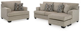Hoover Furniture Outlet - Ashley Furniture - Stonemeade Sofa Chaise and Oversized Chair - Sofa Chaise and Oversized Chair - 59504U6