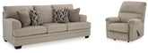 Hoover Furniture Outlet - Ashley Furniture - Stonemeade Sofa and Recliner - Sofa and Recliner - 59504U7