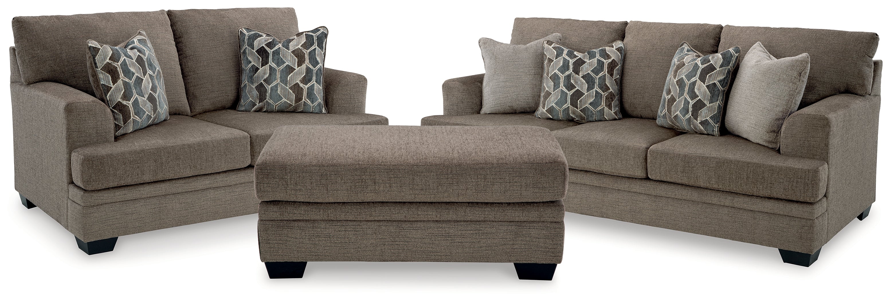 Hoover Furniture Outlet - Ashley Furniture - Stonemeade Sofa, Loveseat and Ottoman - Sofa, Loveseat and Ottoman - 59505U10