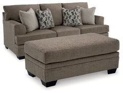 Hoover Furniture Outlet - Ashley Furniture - Stonemeade Sofa and Ottoman - Sofa and Ottoman - 59505U8