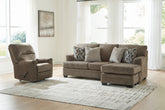Hoover Furniture Outlet - Ashley Furniture - Stonemeade Sofa Chaise and Recliner - Sofa Chaise and Recliner - 59505U5