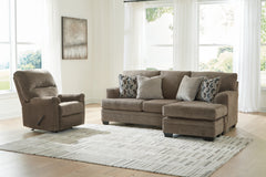Hoover Furniture Outlet - Ashley Furniture - Stonemeade Sofa Chaise and Recliner - Sofa Chaise and Recliner - 59505U5