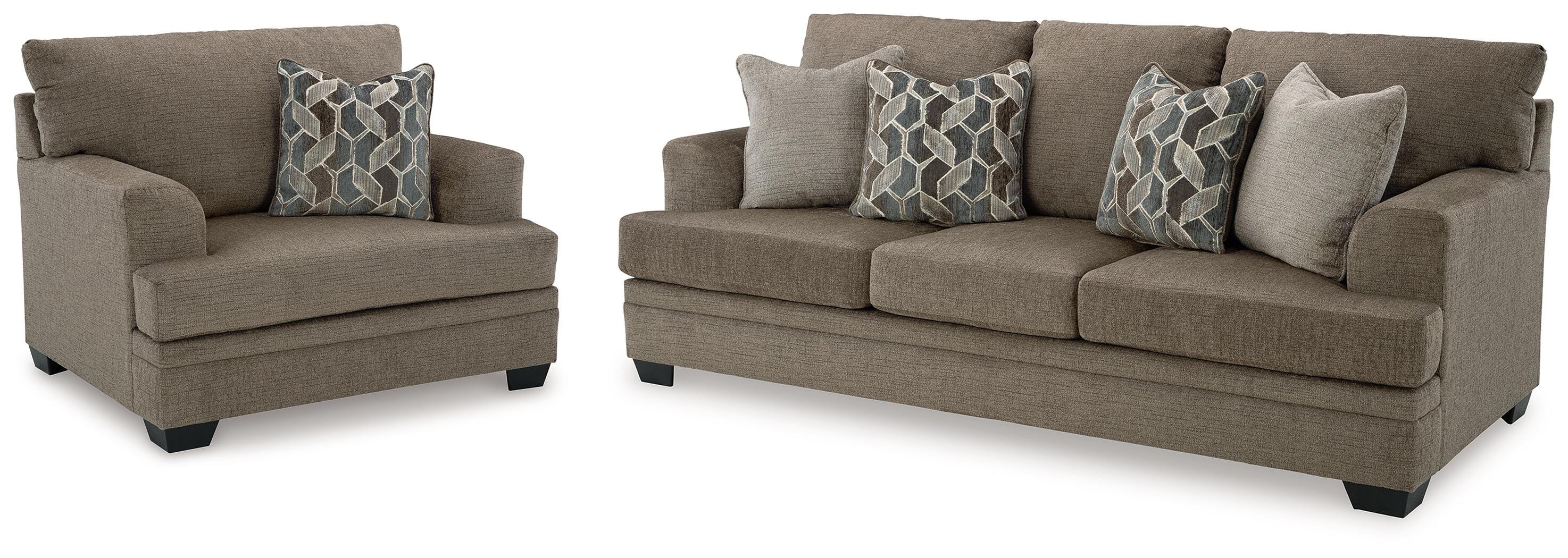 Hoover Furniture Outlet - Ashley Furniture - Stonemeade Sofa and Oversized Chair - Sofa and Oversized Chair - 59505U13